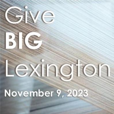 2023 Give Big Lexington will be Nov. 9